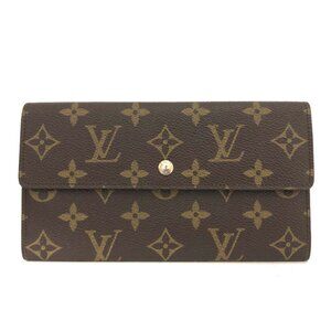 Louis Vuitton Monogram Porte Tresor International Trifold Wallet lux80-101225
